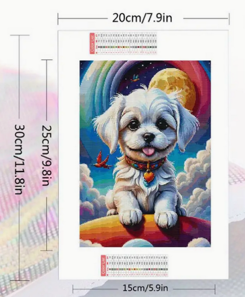 Diamond Painting Wolke & Regenbogen